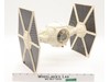 Imperial Tie Fighter WHITE 100% Complete Star Wars 1978 Vintage Kenner Vehicle
