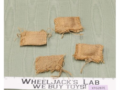 Lot of 4 Combat Sandbags Unmarked Brand 12" 1:6 Joe Ken West Accessory Set