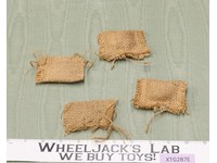 Lot of 4 Combat Sandbags Unmarked Brand 12" 1:6 Joe Ken West Accessory Set