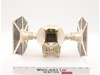Imperial Tie Fighter WHITE 100% Complete Star Wars 1978 Vintage Kenner Vehicle