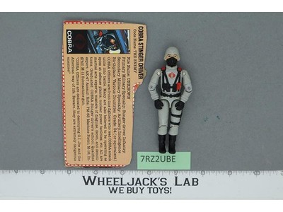 Cobra Stinger Driver V1 100% Complete G.I. Joe 1984 Hasbro Vintage Action Figure