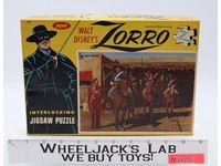 #8610 Sgt. Garcia & Don Diego Zorro Jigsaw Puzzle Jaymar Specialty Co. Vintage