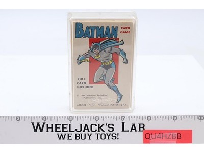 Batman Card Game Complete W/ Case DC Comics Vintage 1966 Whitman Vintage