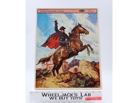 Walt Disney's Zorro Frame Tray Puzzle Complete 1965 Whitman Vintage