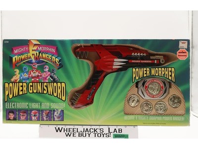 Power Gun/Sword + Power Morpher WORKS Mighty Morphin Power Rangers 1993 Bandai