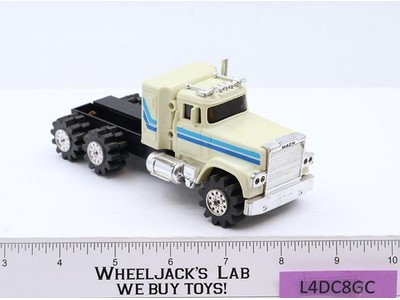 Mack SEMI STOMPER Schaper Road King White w/ Blue Stripes 1980's Vtg Light Works