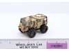 Peachtree Battle Ready Military Ambulance STOMPER TAN CAMO 1990s Vtg Lights up