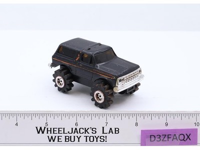 Ford Bronco 4x4 Truck Stomper BLACK 1980's Schaper Toys Repair or Parts