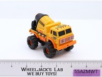 Peachtree Playthings 4x4 STOMPER #26 Cement Mixer Truck YELLOW 1998 WORKS
