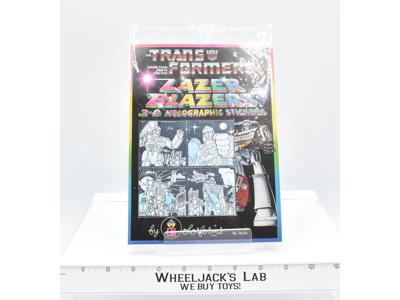 Lazer Blazers 3-D Hologrphic Stickers NEW 1984 G1 Transformers Colorforms Hasbro