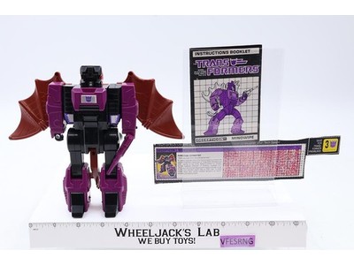Headmaster Mindwipe 100% Complete Vintage 1987 G1 Transformers Hasbro Figure