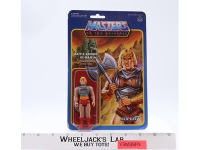 Battle Armor He-Man Masters of the Universe Super7 2017 Mattel Figure NEW SEALED