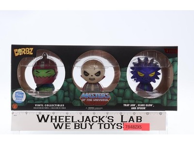 Trap Jaw Scare Glow & Spikor Masters of the Universe Funko Dorbz 3-Pack NEW