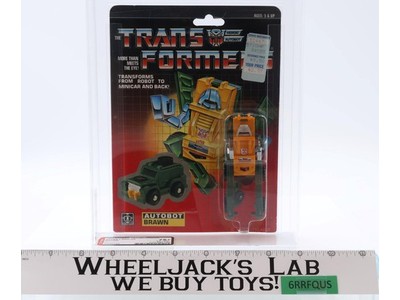Brawn AFA GRADED 75+ 75/85/90 G1 Transformers 1985 Hasbro Figure NEW SEALED