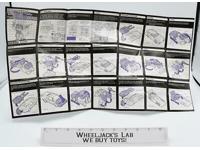 Menasor GIFTSET  Action Figure Robot Instruction Manual 1986 G1 Transformers