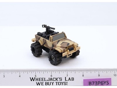 Tinco Peachtree STOMPER Battle Ready Armed Jeep TAN 1990s Vtg Not Working
