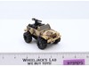 Tinco Peachtree STOMPER Battle Ready Armed Jeep TAN 1990s Vtg Not Working