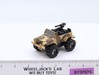 Tinco Peachtree STOMPER Battle Ready Armed Jeep TAN 1990s Vtg Not Working