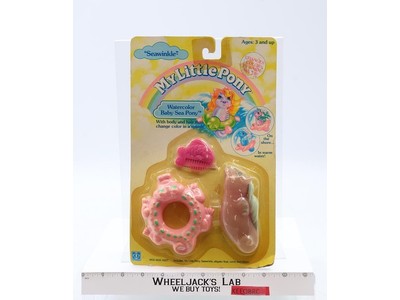 Seawinkle Watercolor Baby Sea Pony G1 My Little Pony MLP 1987 Hasbro NEW SEALED