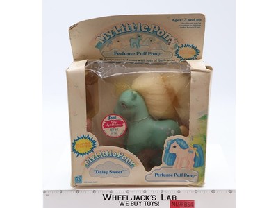 Daisy Sweet Perfume Puff Pony G1 My Little Pony MLP 1988 Hasbro NEW MIB