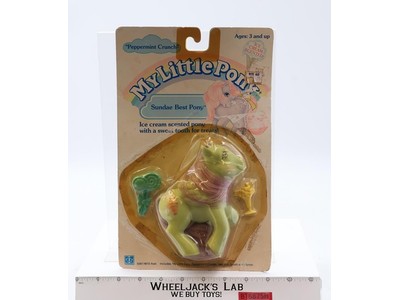 Peppermint Crunch Sundae Best Pony G1 My Little Pony MLP 1987 Hasbro NEW MOC