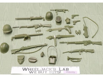 All American Fighter Army Plastic 12" Marx 1960's Vintage Figure Accessories