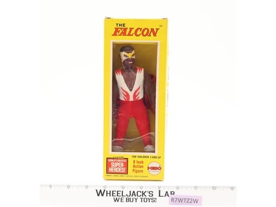 Falcon W/Box WGSH 1974 Mego 8" Inch Complete Vintage Marvel Heroes Action Figure