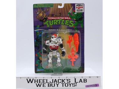 Robotic Rocksteady Teenage Mutant Ninja Turtles TMNT 1993 Playmates NEW SEALED