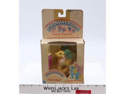 Little Flitter Summer Wing Pony G1 My Little Pony MLP 1987 Hasbro NEW MIB