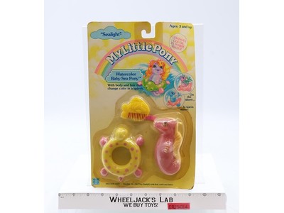 Sealight Watercolor Baby Sea Pony G1 My Little Pony MLP 1987 Hasbro NEW SEALED