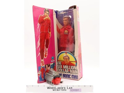 Bionic Man 13" W/ Engine Block Steve Austin Six Million Dollar Man 1973 Kenner