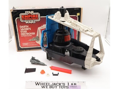 Darth Vader's Star Destroyer W/ Box Star Wars 1981 Kenner Action Figure Playset