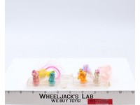 Set of 4 Petite Ponies Ponytail Ponies G1 My Little Pony MLP 1989 Hasbro Vintage
