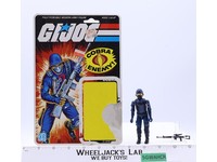 Cobra Enemy V1 100% Complete W/ 11 Cardback GI Joe 1982 Vintage Action Figure