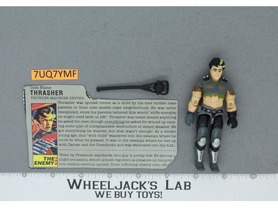 Thrasher V1 100% Complete G.I. Joe 1986 Hasbro Vintage Action Figure
