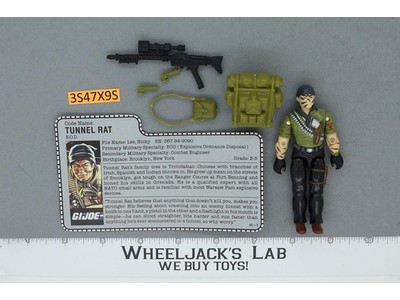 Tunnel Rat V1 100% Complete 1987 G.I. Joe Hasbro Vintage Action Figure