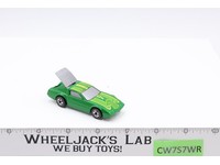 SMASH HIT #7 Crack-Ups GREEN w/ Yellow Hot Wheels Blackwall 1983 1985 Mattel Vtg