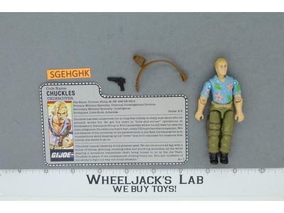 Chuckles V1 100% Complete G.I. Joe 1987 Hasbro Vintage Action Figure