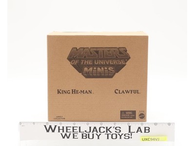 King He-man & Clawful Masters of the Universe Minis 2014 Mattel NEW MOSC SEALED