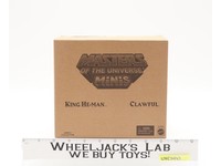 King He-man & Clawful Masters of the Universe Minis 2014 Mattel NEW MOSC SEALED