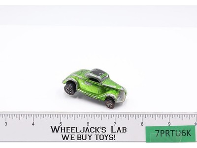 Classic '36 Ford Coupe LIME Green 1968 1969 Redline Hot Wheels Mattel Vtg RL