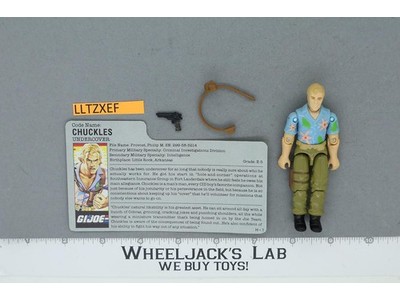 Chuckles V1 100% Complete G.I. Joe 1987 Hasbro Vintage Action Figure