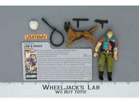 Law & Order V1 100% Complete G.I. Joe 1987 Hasbro Vintage Action Figure