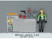 Psyche-Out V1 100% Complete G.I. Joe 1987 Hasbro Vintage Action Figure