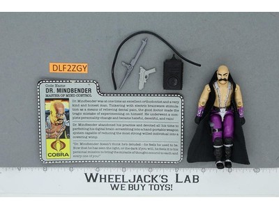 Dr. Mindbender V1 100% Complete G.I. Joe 1986 Hasbro Vintage Action Figure