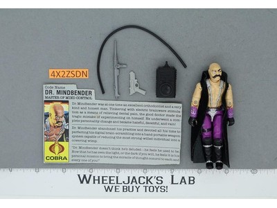 Dr. Mindbender V1 100% Complete G.I. Joe 1986 Hasbro Vintage Action Figure