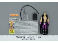 Dr. Mindbender V1 100% Complete G.I. Joe 1986 Hasbro Vintage Action Figure