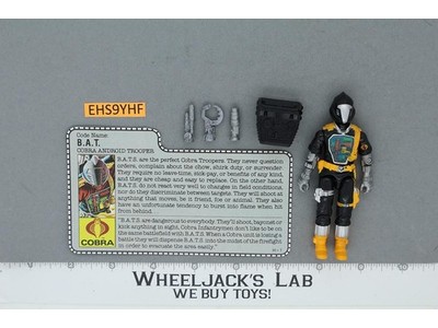 B.A.T.S. V1 100% Complete G.I. Joe 1986 Hasbro Vintage Action Figure