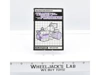 Reflector Action Figure Instruction Manual Booklet 1985 Hasbro G1 Transformers