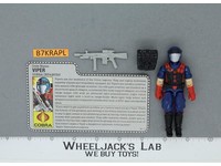 Vipers V1 100% Complete G.I. Joe 1986 Hasbro Vintage Action Figure